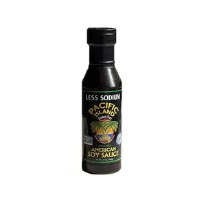 Pacific Island Soy Sauce (1 bottle), American, Fat-Free, Gluten-Free, No Sugars, Certified Non-GMO, No Carbs, MSG-Free, No Corn Starch, No Corn Syrup, Naturally Fermented, Lowest Sodium Real Soy Sauce Flavor Perfume