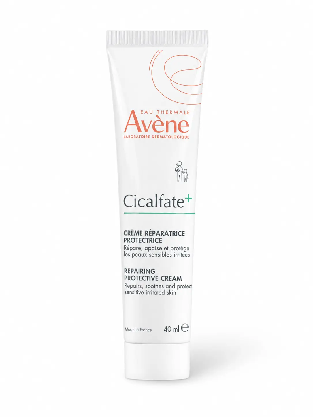 Avène Cicalfate+ Restorative Protective Moisturizer 40ml - Postbiotic Skincare - Gentle Rejuvenating Barrier Cream for Dry, Irritated, Sensitive Skin - Hydrating Fragrance-Free for Face and Body