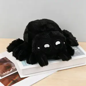 Realistic Spider Plush Toy, Polyester Fiber Filled, Prank Prop, Halloween/birthday Gift, Interactive Toy for Kids and Adults, Party Decor