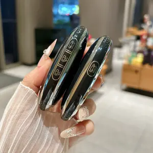 Soft Tpu Car Key Cover Compatible with Hyundai Ioniq 6 Grandeur Gn7 Kona, 360 Degree Protection, Smart Key Case for 5/7 Buttons, Car Key Protector