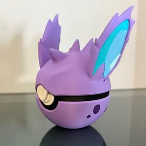 #0032 Nidoran Ball - Made to Order, High-Quality PLA, 3D Printed Pokeball Figure