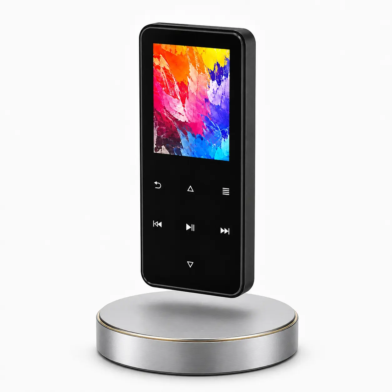 Portable electronic touchscreen MP3 player, multifunctional device with speaker, music video playback, e-reader function, and voice recording—ideal for learning, music, entertainment, commuting, and travel; also suitable as an electronic or holiday gift.