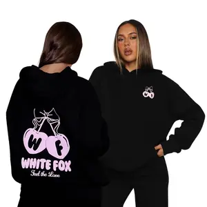 White Foxxxxxxx Season 7 Hoodie, Soft Pastel Colors, Casual Comfortable Streetwear, Cozy and Simple  Pullover, Long Sleeve for Women, Hoodie For Men