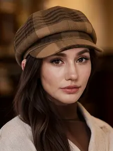 Women's Winter Wool Sun Hat Beret Newsboy Cap Driver Hat, Warm Fashion Design, Perfect Accessory for Cold Weather, Stylish Winter, Casual Hat