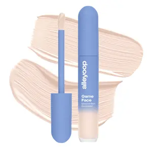 Game Face Concealer - Clean Beauty, High Coverage, Travel-Friendly with Built-In Makeup Sponge, Vegan, Long-Lasting Makeup for All Skin Types Foundation Moisture