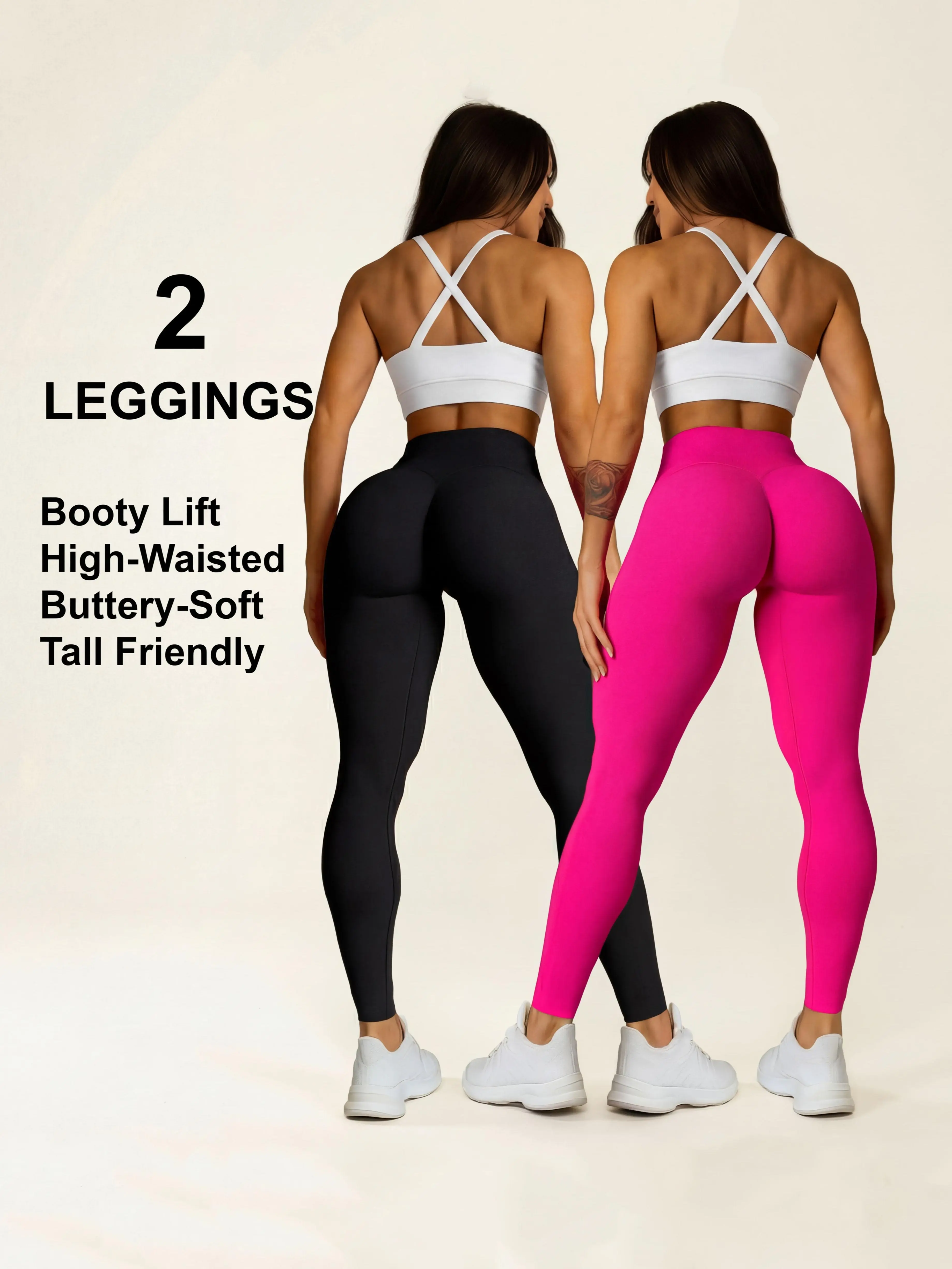 Butt-Lifting Scrunch Leggings GF003 High-Waist, Tummy Control, Seamless Compression