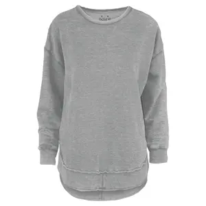 Royce Ladies Fleece Light Grey Poncho Pullover RDG65W10SLD-GRY