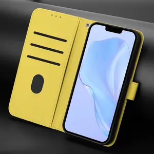 For Samsung S20 Ultra S20+ S20 S20FE S21 S21+ S21 Ultra S21FE Pure Color Leather Sleeve PU Leather Handbag Purse Flip Cover, Kickstand Folio Case With Lanyard