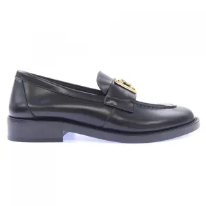 Pre-owned CHANEL Calfskin Small Leather Goods Loafers