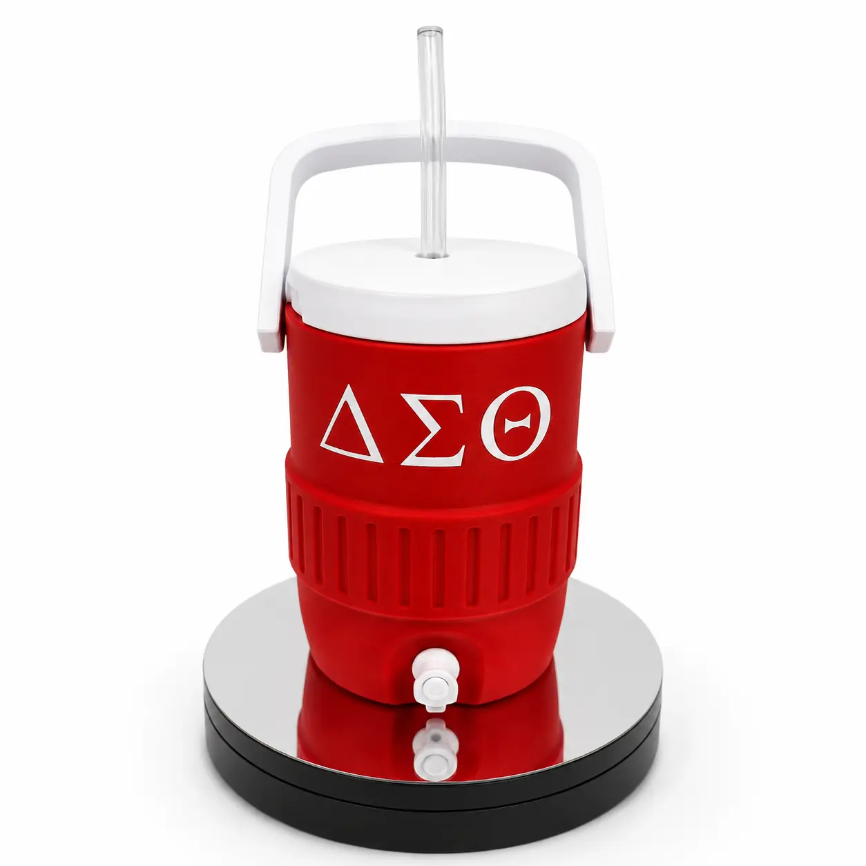 Delta Sigma Theta Mini Water Cooler 3D Printed Can Holder