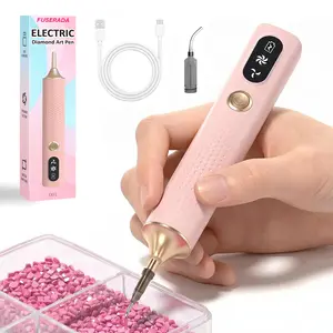 Electric Diamond Art Painting Pen, USB Rechargeable Diamond Art Pen Vacuum Pen,  Ergonomic Design Wireless Diamond Art Painting Craft Tools Accessories, Lightweight Craft Tool For Beginners & Professional Artists,  No Wax Needed