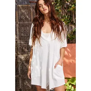Sarah Oversized Tee-Shirt Romper
