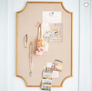 Gold-Rimmed Deco Corkboard