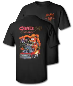 Graphic Tees Rat Fink "Big Daddy" Chevy Chevelle Casual Cotton