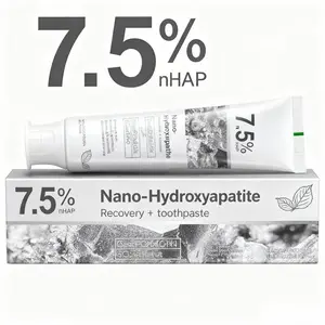 2 PCS Hydroxyapatite Toothpastes,7.5% hydroxyapatite Toothpaste,for Enamel Protection and Tooth Strengthening, Gentle Mint, Fresh Breath, Daily Use for Oral Health