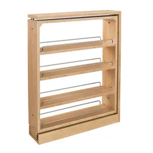 Rev-A-Shelf 6" Pull Out Kitchen Cabinet Filler Organizer Spice Rack, 432-BF-6C Rev-A-Shelf 6" Pull Out Kitchen Cabinet Filler Organizer Spice Rack, 432-BF-6C