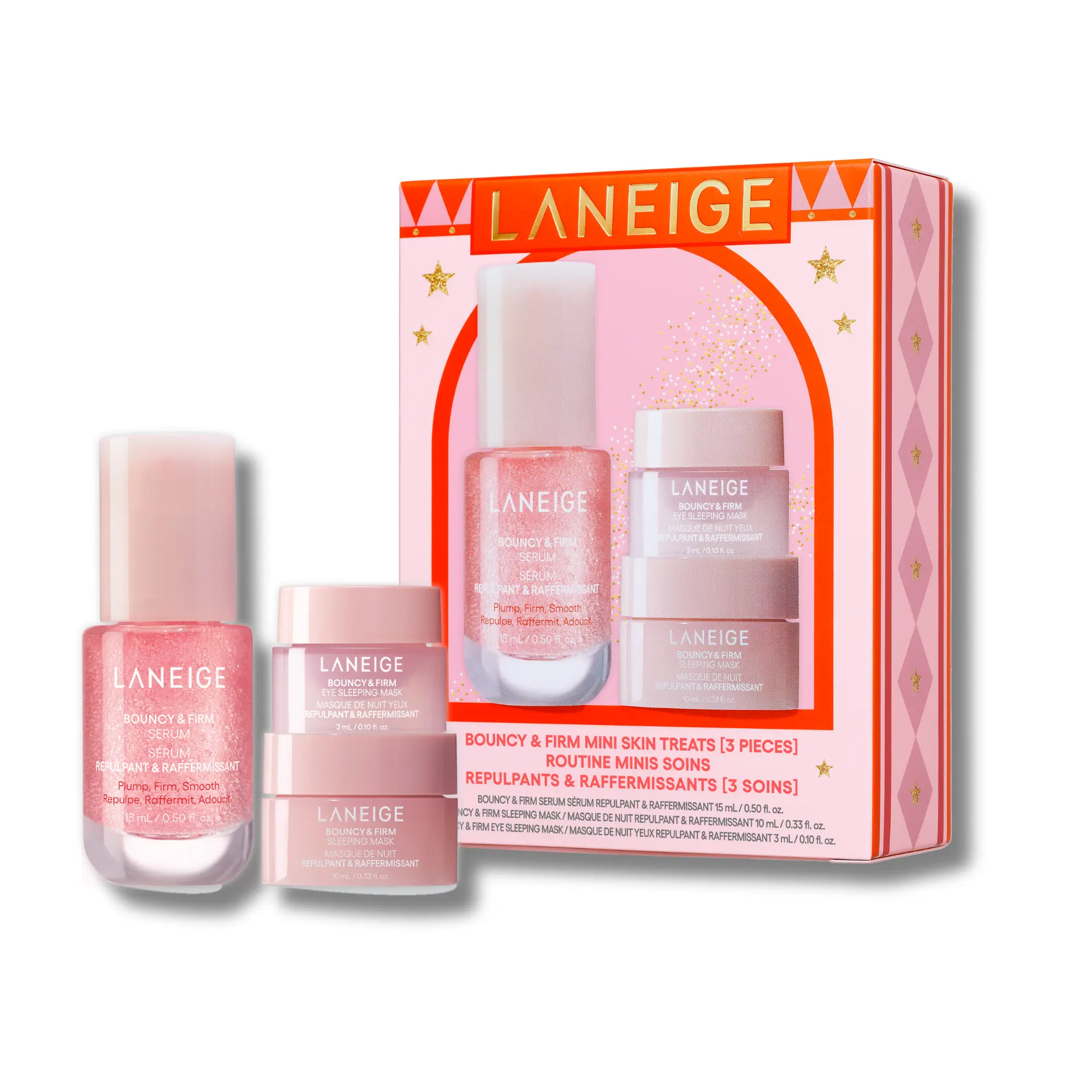 Laneige Bouncy & Firm Mini Skin Treats, Hydrating Gift Set Laneige Bouncy & Firm Mini Skin Treats, Hydrating Gift Set