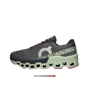 Long-Distance Cushioned Running Shoes, Oversized Cloud Midsole with Engineered Mesh Upper Design