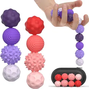 Magnetic Sensory Fidget Balls Set 8PCS Weighted Magnet Balls for Teens Adults ADHD Autism Anxiety Relief Office Desk Gadgets Hand Therapy Toy Gift magnetic  fidget  toy Silicone Magnetic Fidget Balls elastic texture