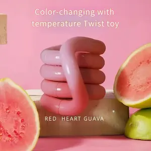 Sensory Fidget Toys Multicolor Twisty Fidget Toys for Adults,Boys,Girls for Relaxation,Anxiety Stress Relief,Decompression-Squeeze, Twist, Chain Spinner Alternative for Gift