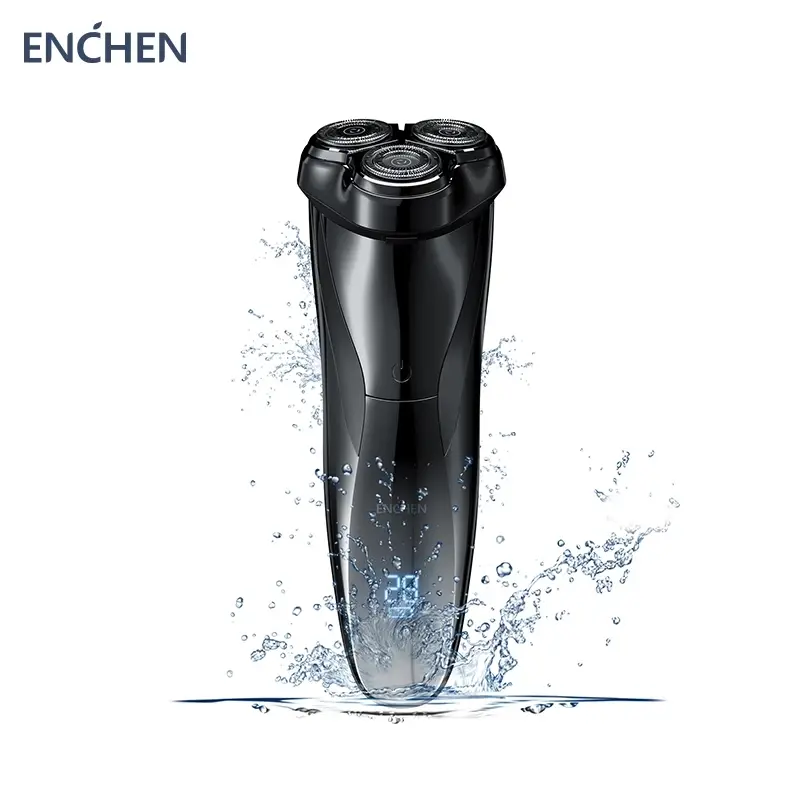 ENCHEN BlackStone 3 Electric Shaver Triple Floating Head Wet & Dry USB Fast Charging Smart Anti-Pinch Portable Razor for Men Valentine's Gift Father's Day Present