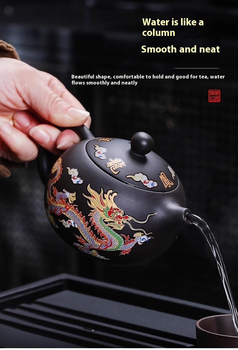 Color Changing Dragon & Phoenix Tea Pot