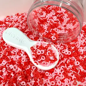 5MM XOXO Letters, Valentine's Polymer Clay Sprinkle(NOT EDIBLE) D26-22