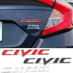 1 pc Metal car emblem bagde rear trunk civid