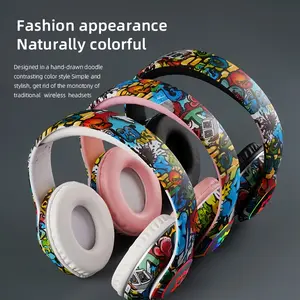 Wireless Wireless Gaming Headphones Compatible for PC/Phone/Tablet with Long Battery Life, Closed Earcup & Capacitive Microphone - Wireless Headset for Computer, Smartphone, Tablet (No)