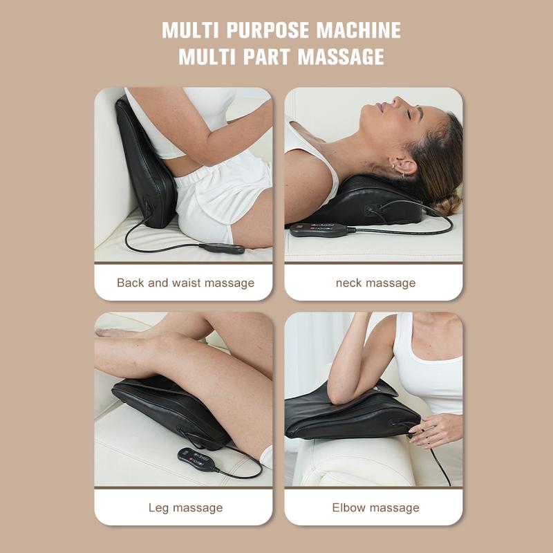 Neck Massager on TikTok Shop - 40°C Warm Hot Compress for Waist & Back Relief - Thermal Energy Muscle Soothing & Relaxation Aid