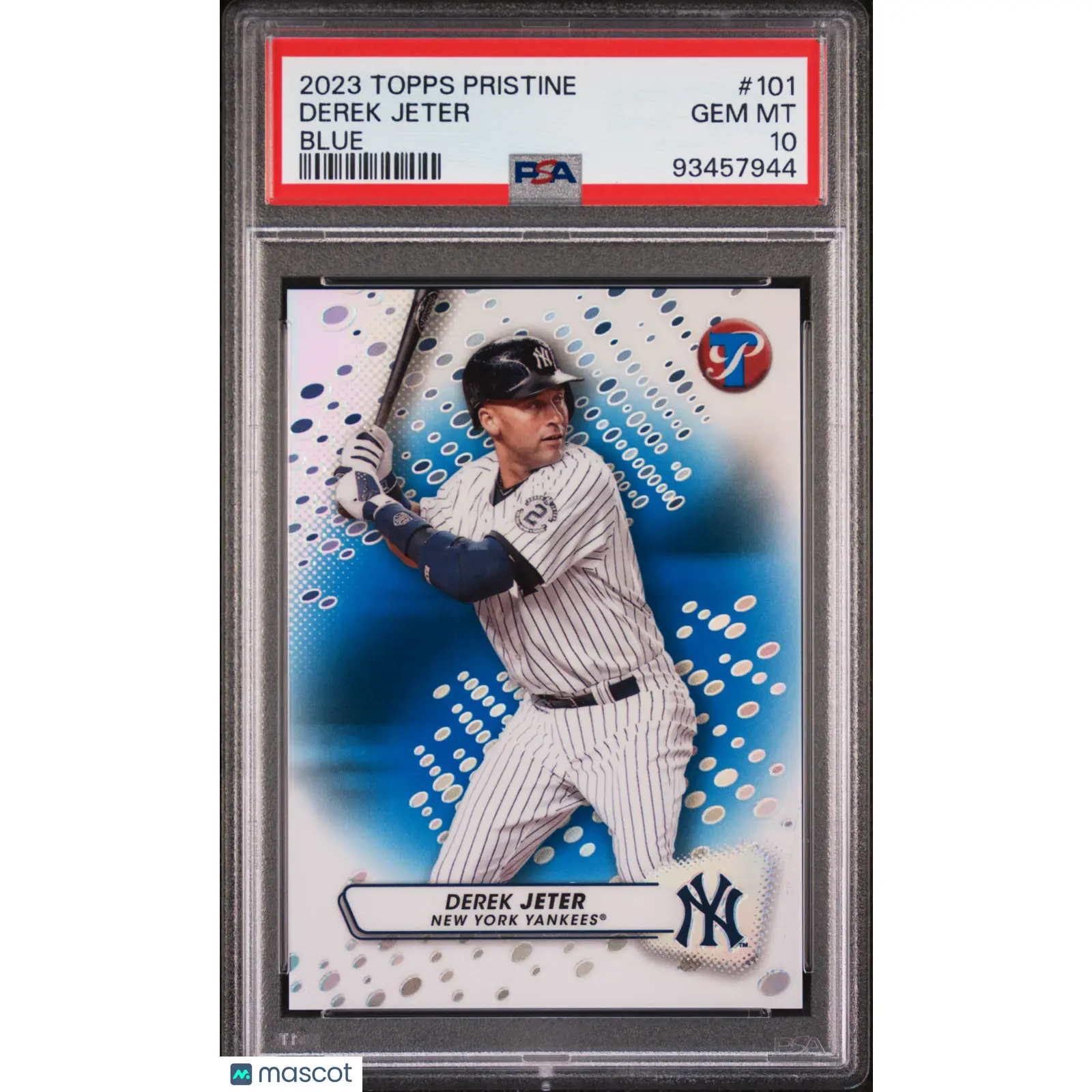 2023 Topps Pristine Derek Jeter Blue #101 PSA 10