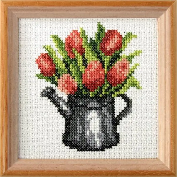 Tulips Counted Cross Stitch Kit by Orchidea 7592