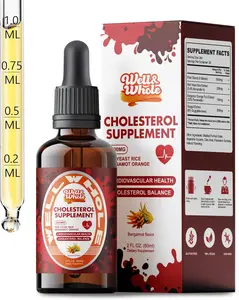 Cholesterol Support Liquid Drops | Plant Sterols & Red Yeast Rice Tincture | Bergamot & Guggul Extract | Heart Health Formula with Enhanced Absorption | Vegan, Non-GMO, 2 Fl Oz