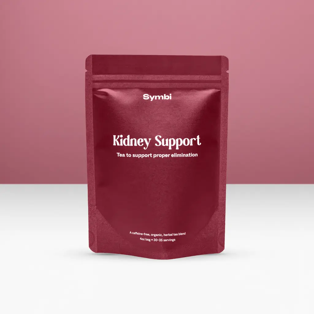 Kidney Support Tea Blend, 4oz | Balance Fluid Levels & Support Lymphatic System | 100% Organic & Caffeine-Free, No Additives or Sweeteners | Symbi
