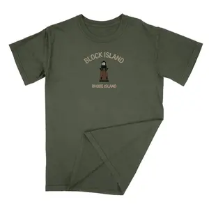 Block Island Embroidered T-Shirt | Unisex | Rhode Island | High Quality | Comfort Colors | Embroidery