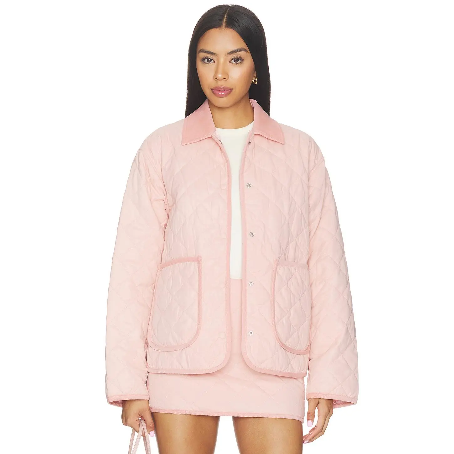 L'Academie Helena Jacket in Dark Melon
