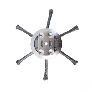 Steel Grass Trimmer Head Cutter Lithium Battery Wire Weed Blade Garden Grass Trimmer Head Lawn Mover Power  Accessories Tool