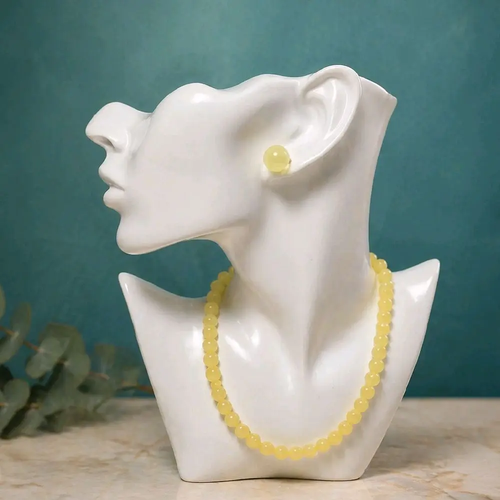 necklace with earrings
