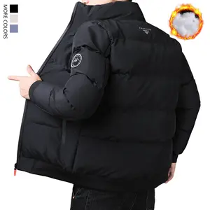 Stylish men's windproof warm jacket, full zipper small stand-up collar design.Lightweight polyester shell, warm and comfortable.Spring and autumn are suitable for all seasons, and leisure and formal can be used.Hand washable with zip pocket