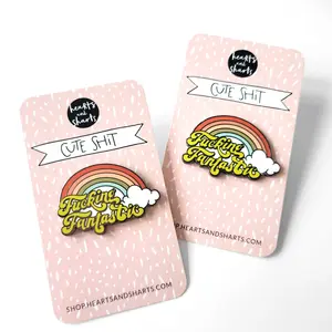 FANTASTIC RAINBOW ENAMEL PIN