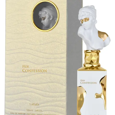 Lattafa Her Confession Eau de Parfum Long-Lasting Fragrance for Women, 3.40 Ounce / 100 ml