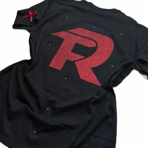 FR LOGO vinyl Rhinestone Tee Unisex