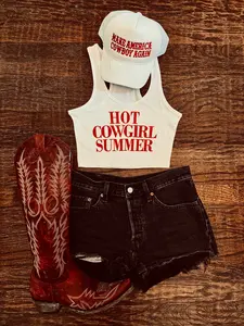 The Hot Cowgirl Summer Tank