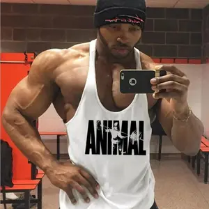 New Arrivals Bodybuilding Stringer Tank Top -Men's Cotton Gym Sleeveless Fitness Vest Singlet, Breathable Sportswear for Workout