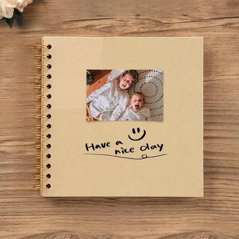 DIY Baby Scrapbook Keepsake Album, Family Memory Photo Book, Cherish Newborn Growth Moments & Wonderful Family Time for Baby Shower Gift