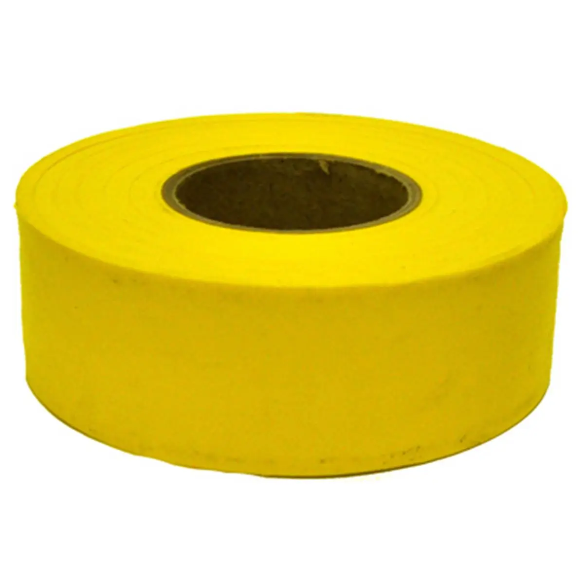 CH Hanson 17024 Max Visibility Yellow Non-Adhesive Vinyl Flagging Tape - 300 ft, 3 mm, 1-3/16 in, 0.43 lbs, 1.52x3.5x1.18 in Fade Resistant Work Safety Equipment for Outdoor Home Improvement Security