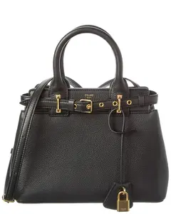 CELINE Leather Top Handle Bag
