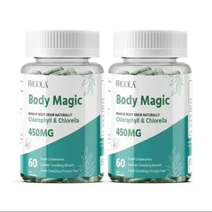 Capsules Chlorophyll & Chlorella - Body Odor Remover, Fresh breath，Healthcare| Dietary| Beauty