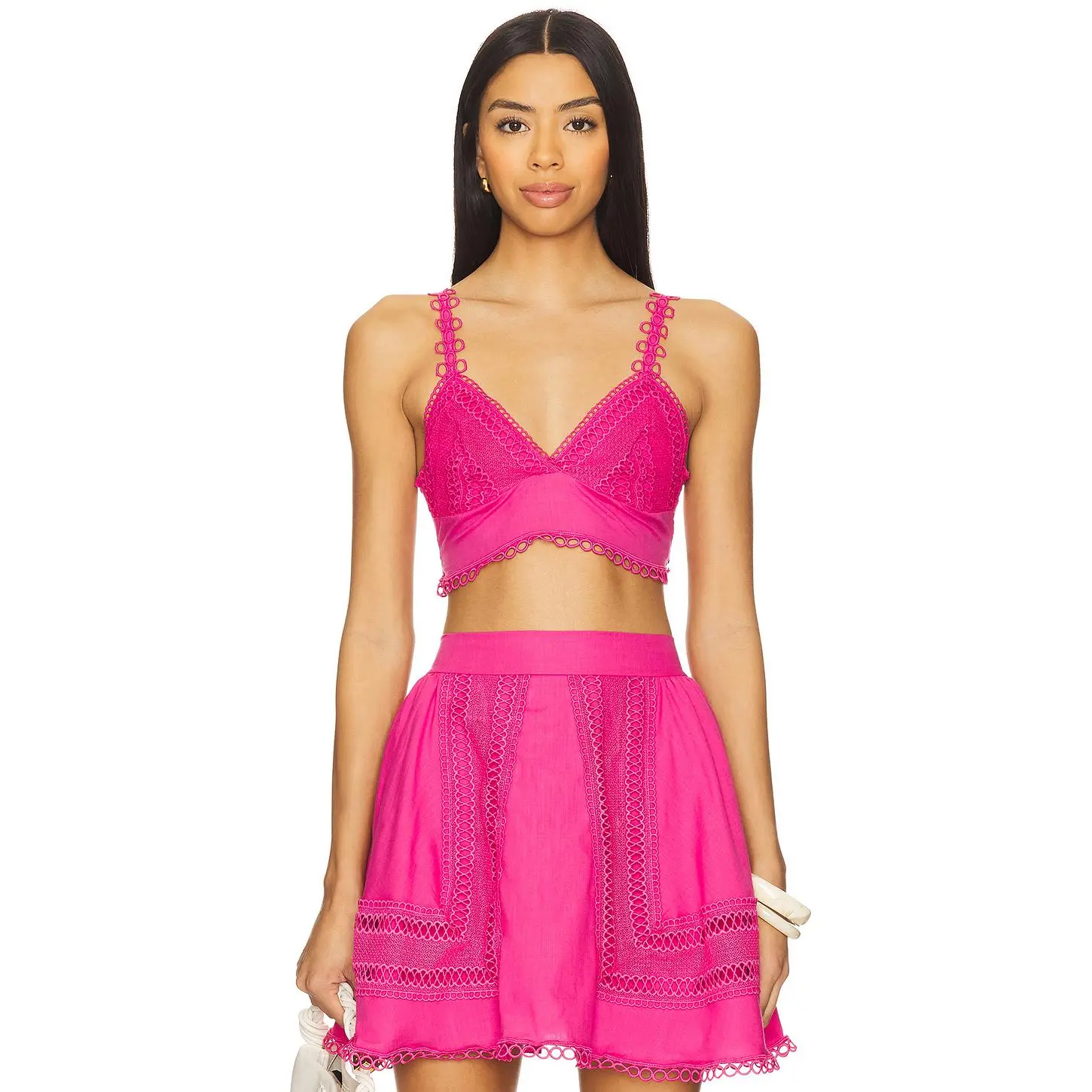 PEIXOTO Jasmine Top in Pink Passion