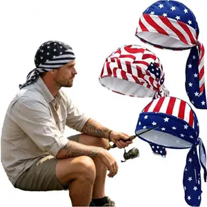 Unisex Outdoor Pirate-Style Sun-Protection Headwear (1/2/4 Pack) - Breathable, Quick-Drying Cap Liner for Mountain Biking, Running